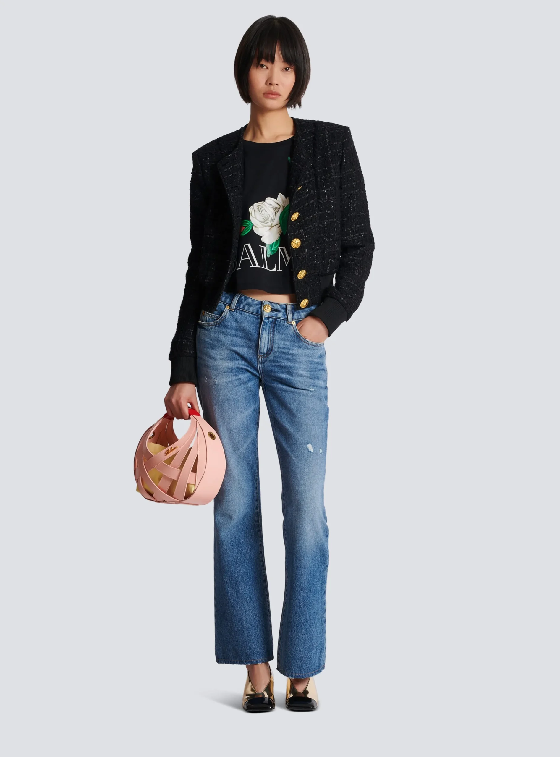 Best Vintage T-shirt With Roses Print Women T-Shirts