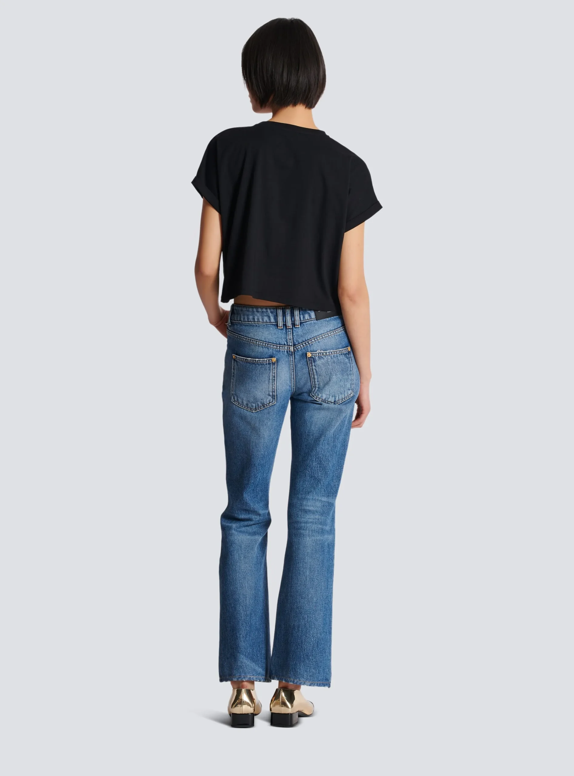 Best Vintage T-shirt With Roses Print Women T-Shirts
