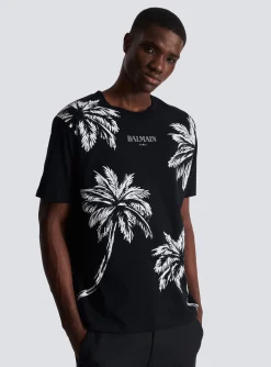 Best Vintage T-shirt With Palm Tree Print T-Shirts