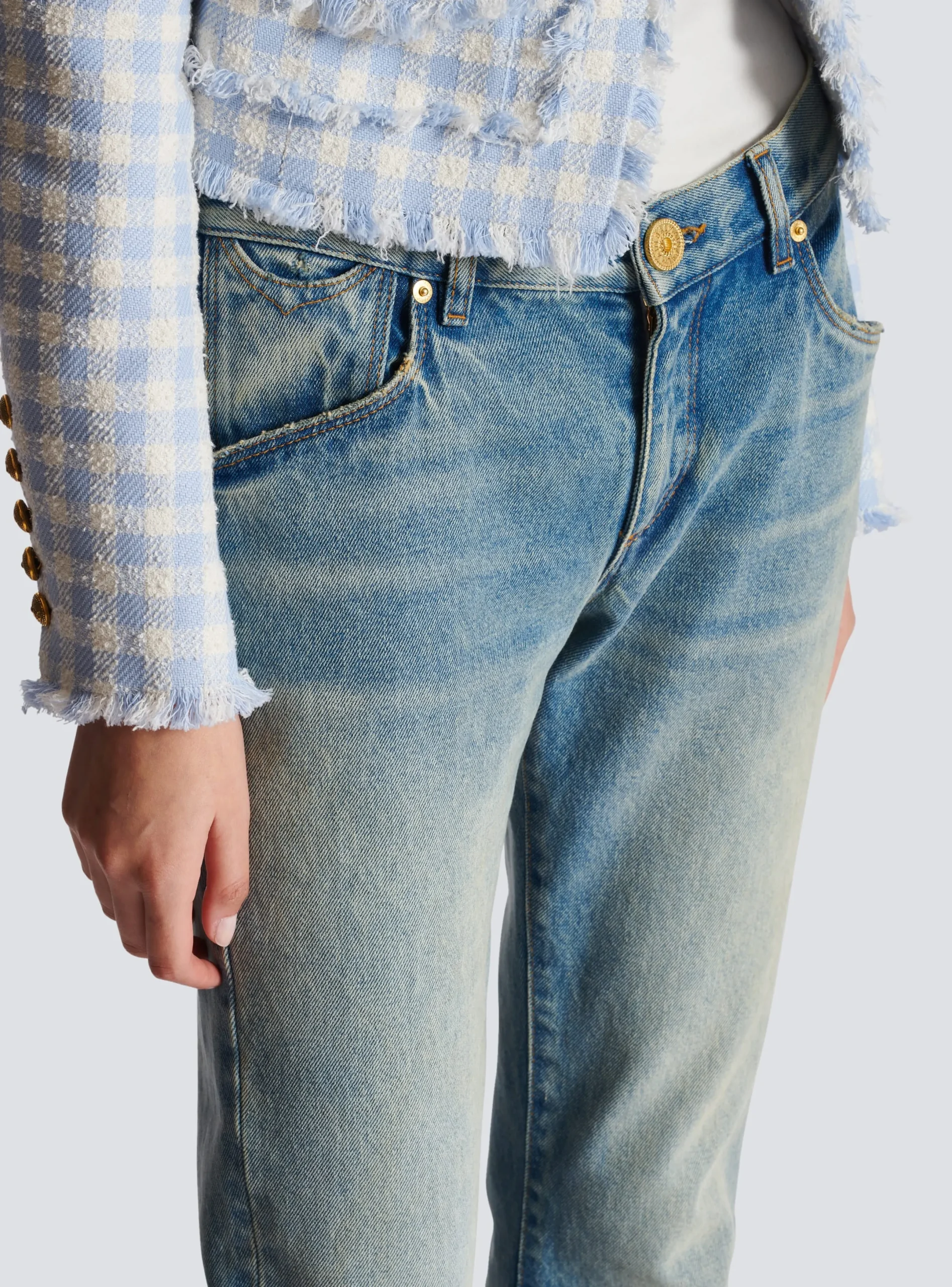 Online Western Bootcut Denim Jeans Women Denim