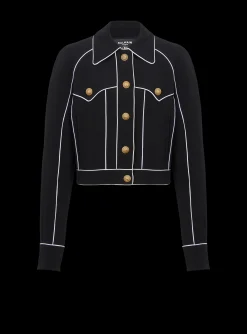 Store Western Crepe Jacket Women Outerwear