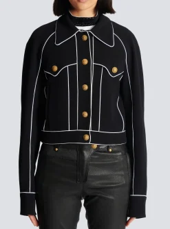 Store Western Crepe Jacket Women Outerwear