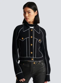 Store Western Crepe Jacket Women Outerwear