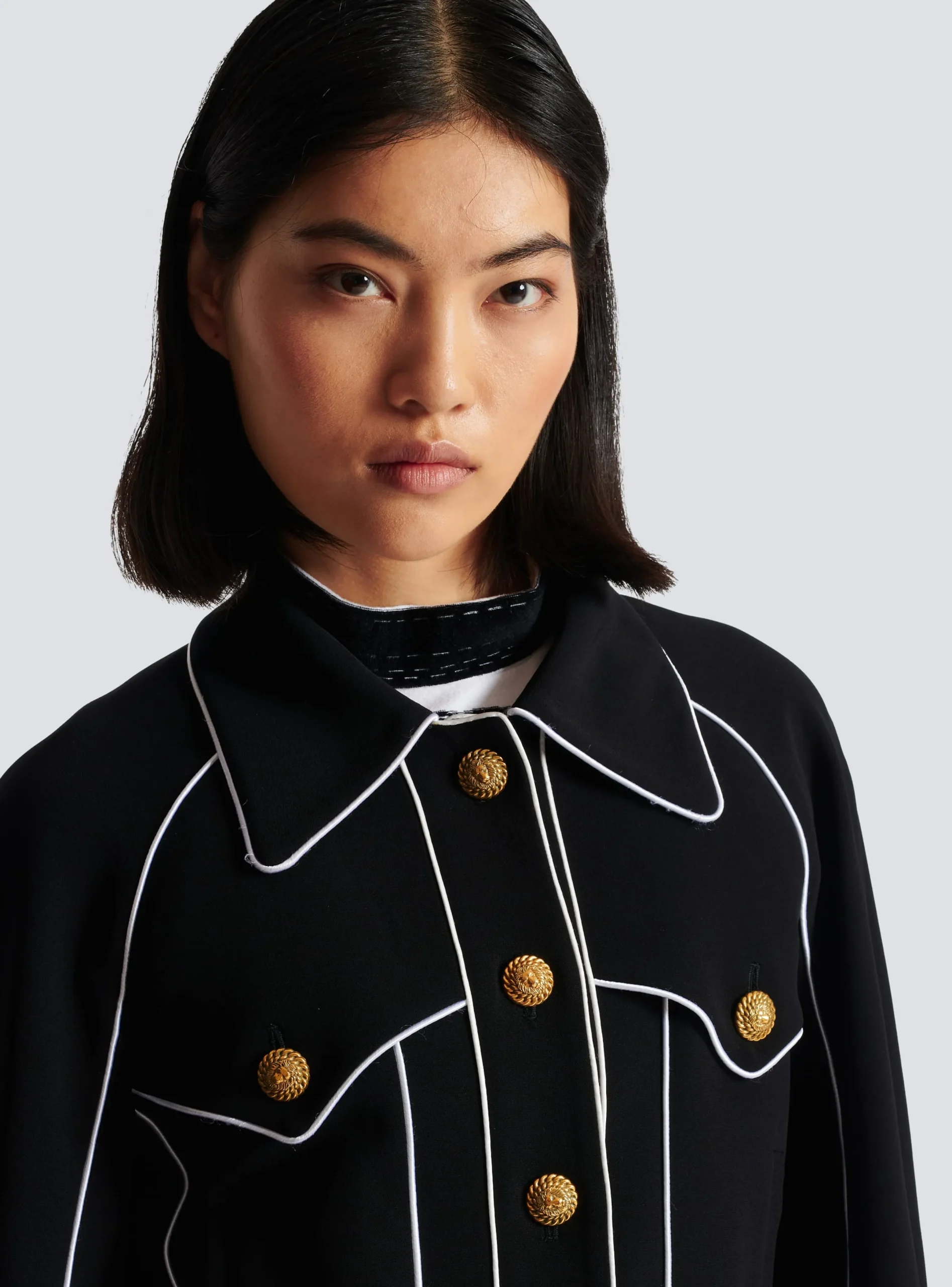 Store Western Crepe Jacket Women Outerwear