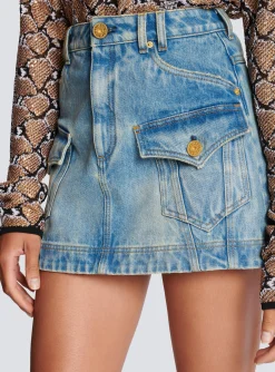 New Western Denim A-line Skirt Women Denim|Skirts