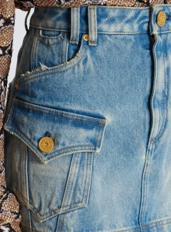 New Western Denim A-line Skirt Women Denim|Skirts