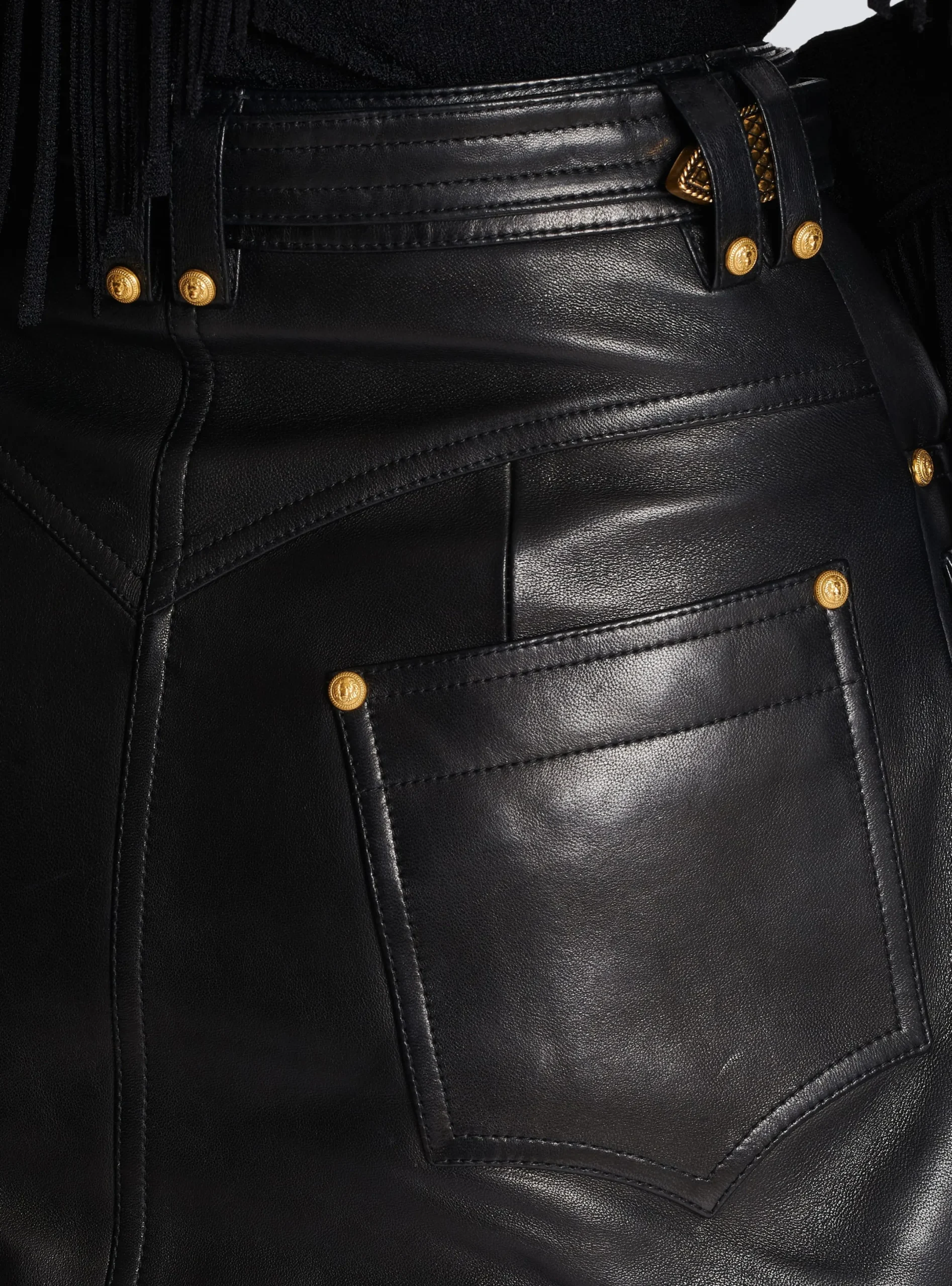 Shop Western Leather A-line Skirt Women Skirts
