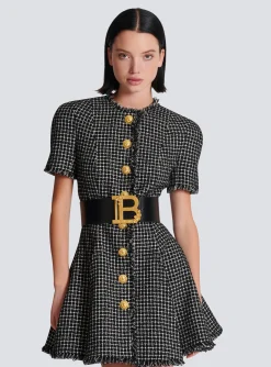 Online Wide Calfskin B-Belt Women Belts