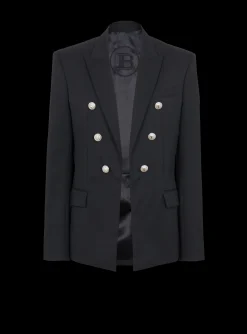 Clearance Wool 6-button Jacket Jackets And Blazers