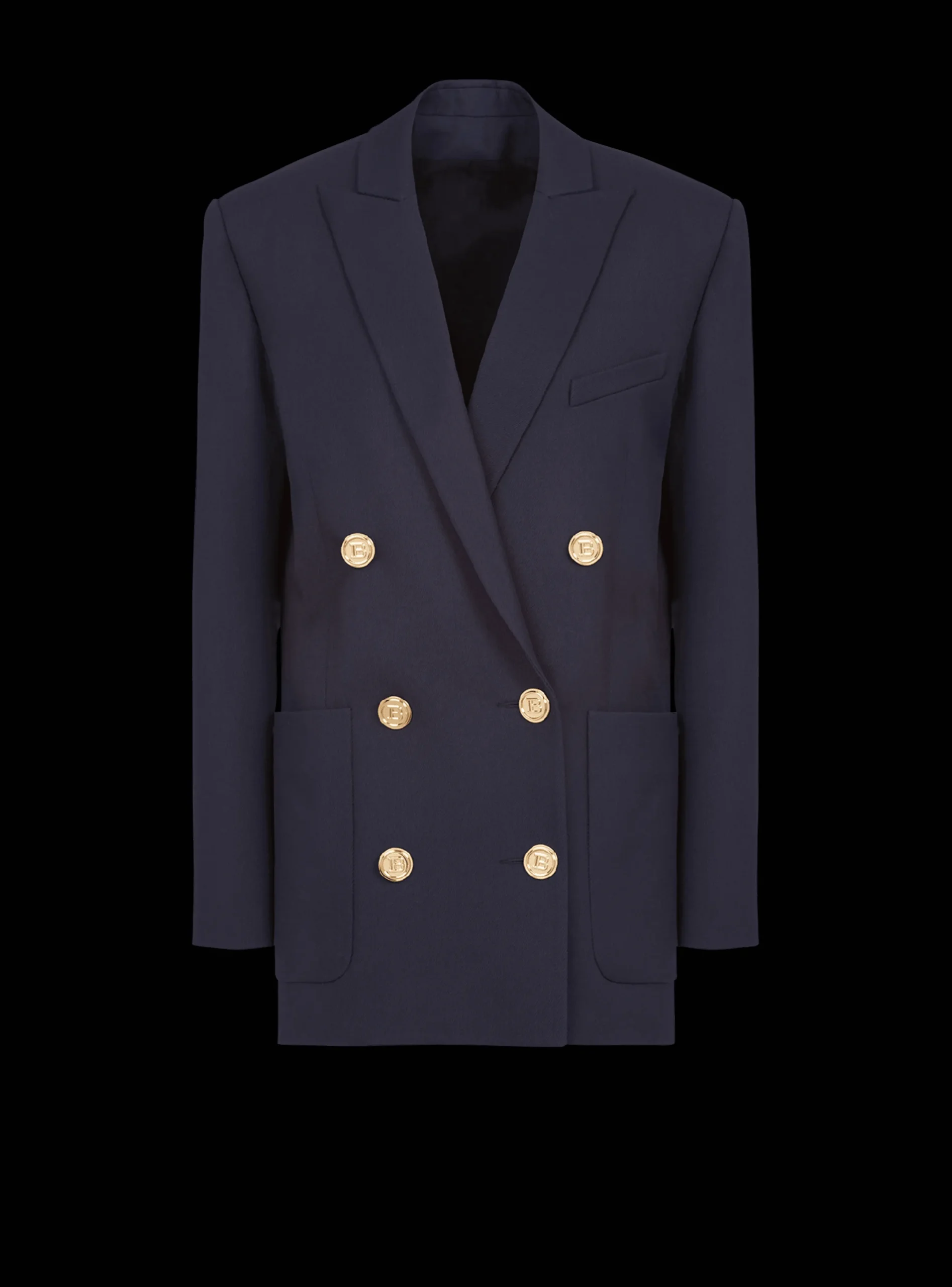 Sale Wool Double-breasted Boyfriend Jacket Women Jackets And Blazers