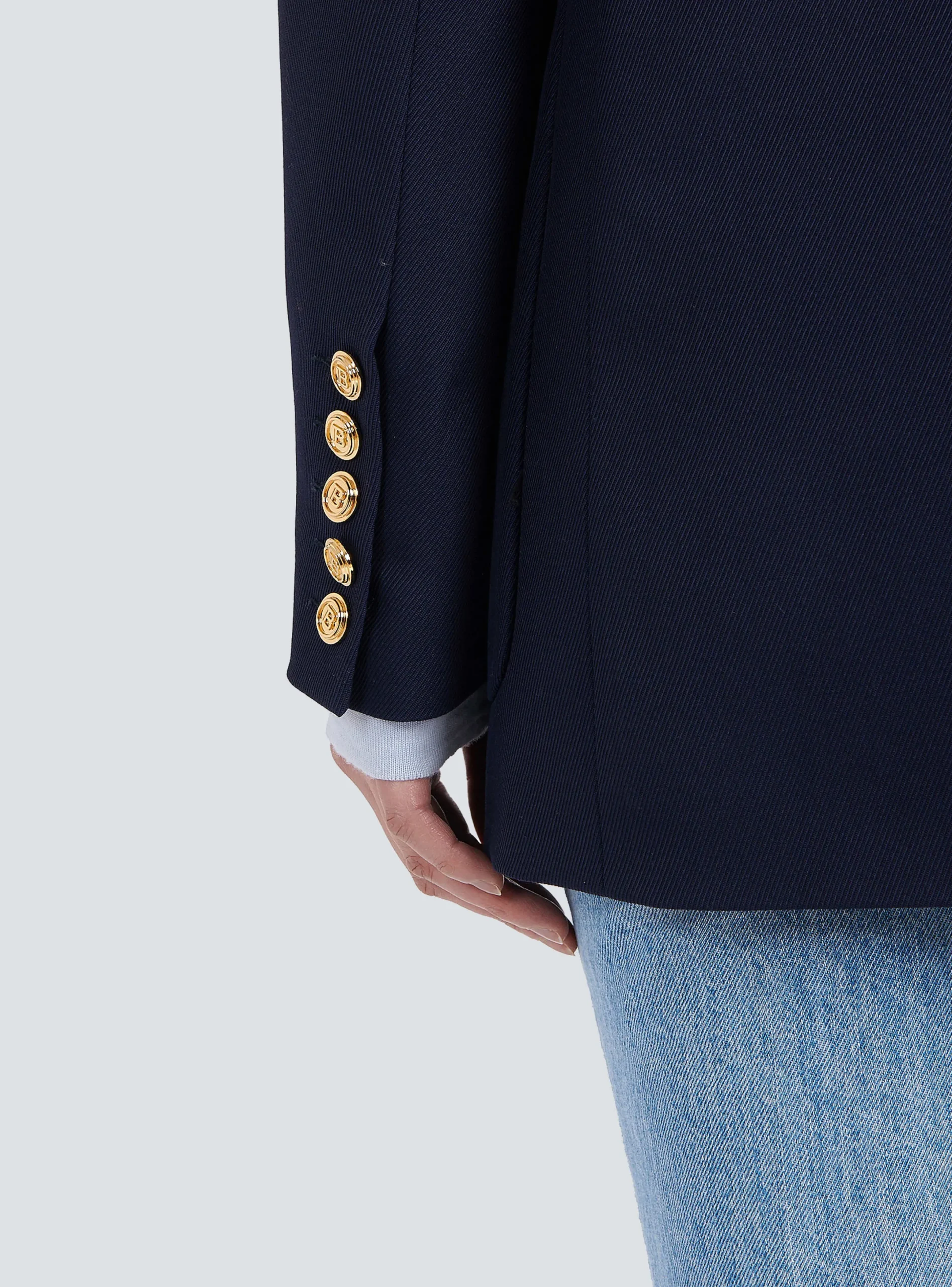 Sale Wool Double-breasted Boyfriend Jacket Women Jackets And Blazers