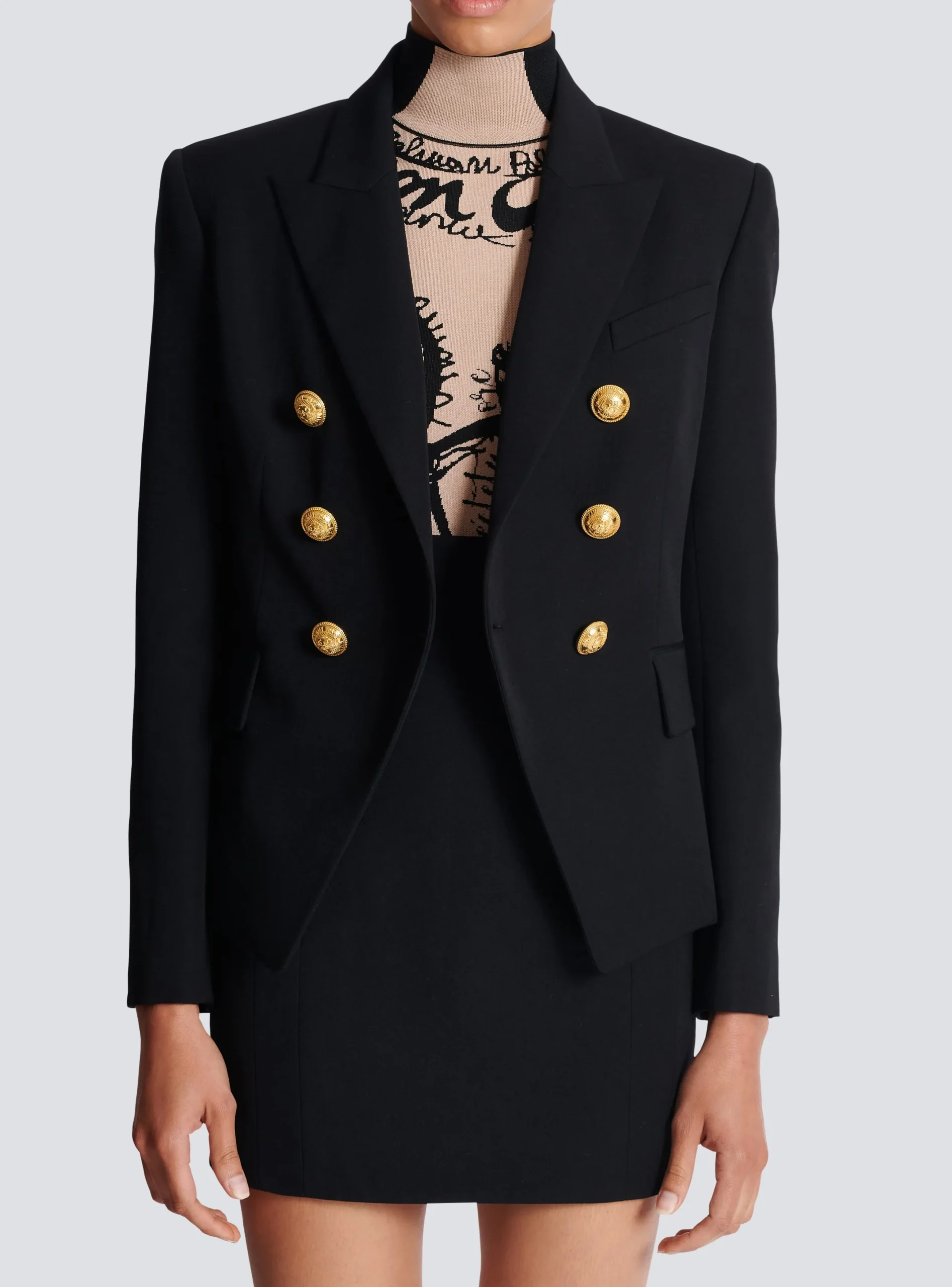Discount Wool Double-breasted Jacket Women Jackets And Blazers