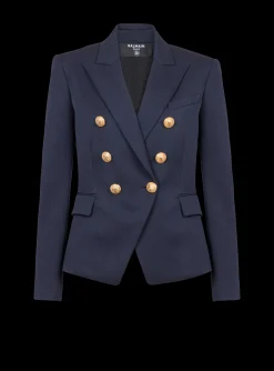 New Wool Double-breasted Jacket Women Jackets And Blazers