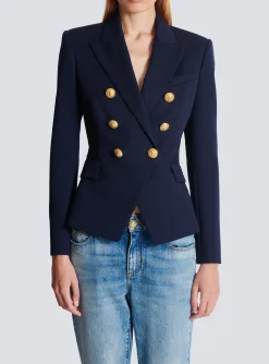 New Wool Double-breasted Jacket Women Jackets And Blazers