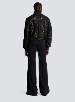 Fashion Zipped Jacket With Embroidery Outerwear