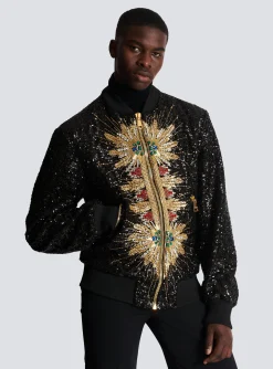 Fashion Zipped Jacket With Embroidery Outerwear